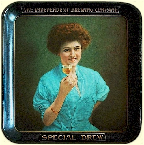 Stock beer tray Bertha c.1908