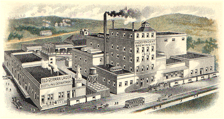 drawing of Independent Brg. Co., Seattle plant, c.1902