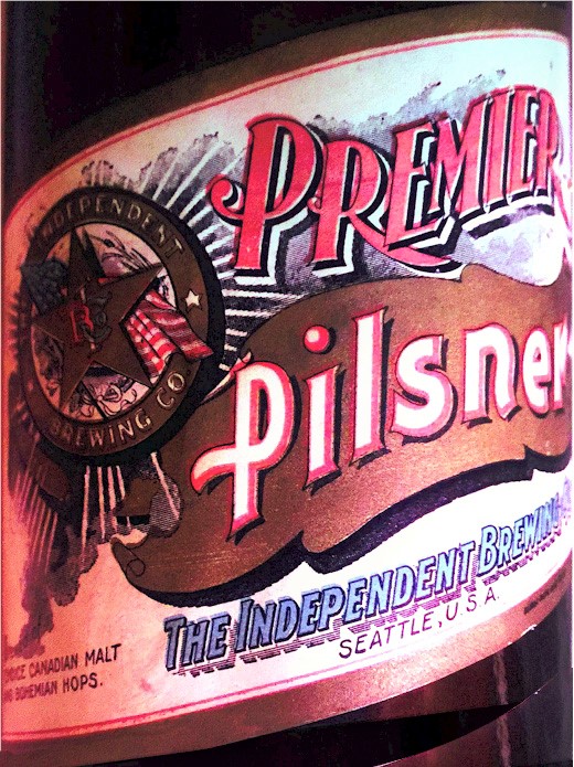 Premier Pilsner bottle lable
