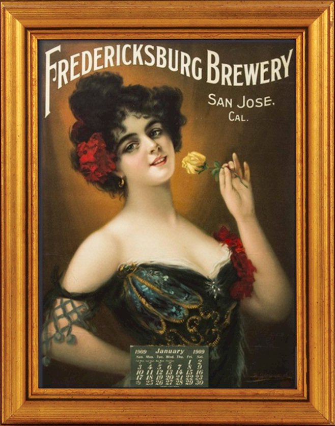 1909 Fredericksburg calendar