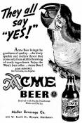 1941 Acme ad They All say Yes!