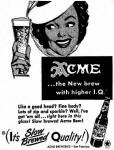 1949 Acme ad Hi IQ and Slow Brewed