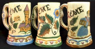 three Acme mugs ca.1940s