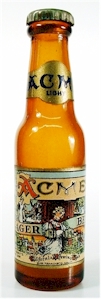 Acme Lager, mini beer bottle Acme Lager, mini beer bottle - image