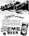 Acme ad Quality Wins Again ca.1940
