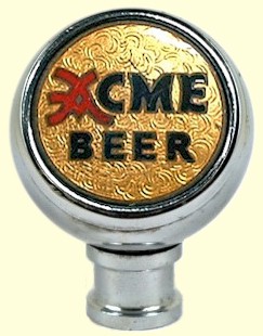 Acme ball tap knob with crome body