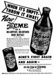 Acme intro qne-way bottle June 1947