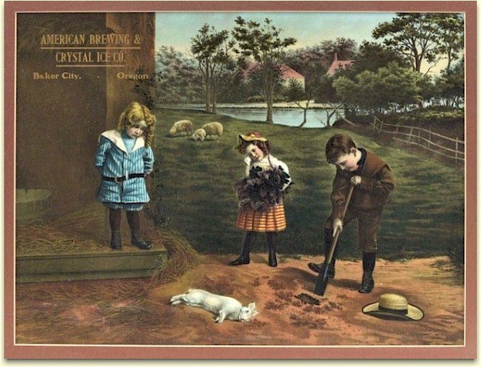 Complimentary print from brewery