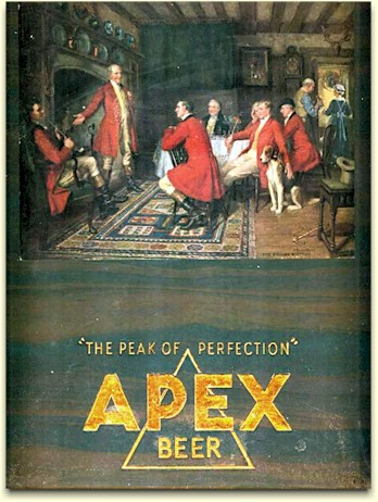 Apex cardbord sign c.1934 - image