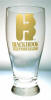 Black Hook porter beer glass
