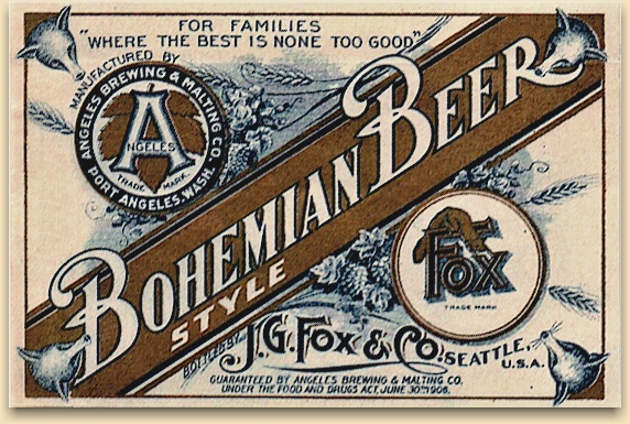 Bohemian Beer label by Fox