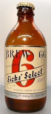 Brew 66 test market bottle, c.1950 - image