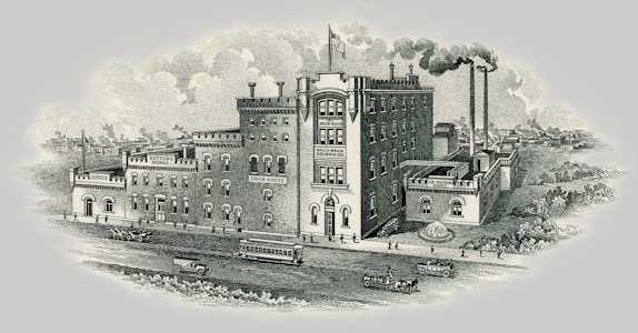 Old brewery etching
