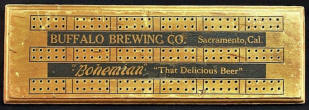 Buffalo Brg. Co. cribbage board ca.1910