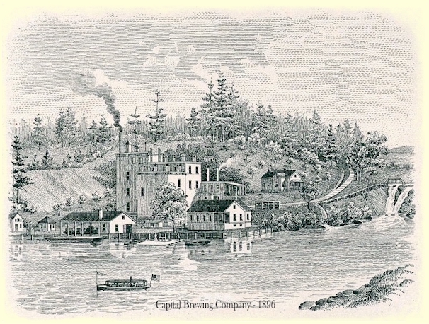 Etching of the Capital Brg. Co. c.1896 - image