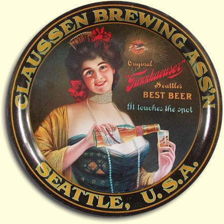 Claussen Brg. Assn. beer tray