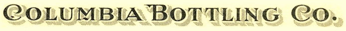 Columbia Bottling Co. header - image