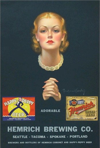 Hemrich brewing Co. 1936 calendar - image