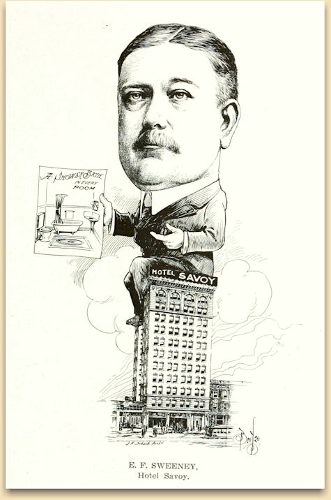 Edward F. Sweeney cartoon ca. 1906