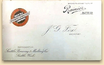 J.G. Fox, sec. SB&M bus. card 