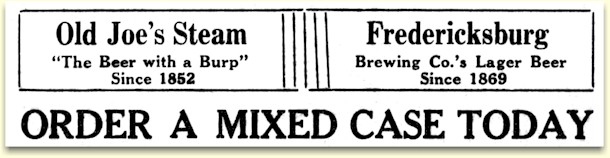 Fredericksburg Brg. Co. ad, ca.1934