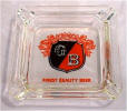 GB glass ashtray, St. Louis - image