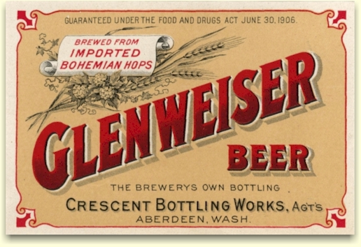 Glenweiser Beer label