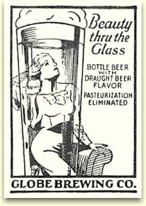 Globe Brewing Co. ad