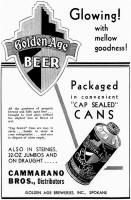 Golden Age quart cone top can Nov 1937