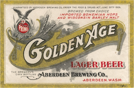 Golden Age beer label - image