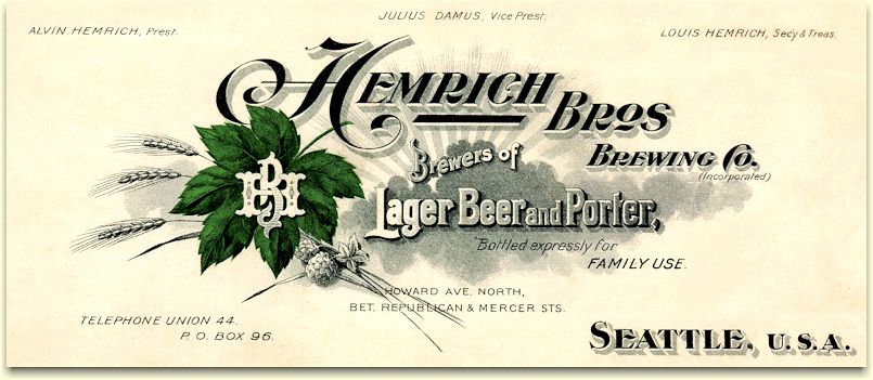 Hemrich Brothers Brewing Co. letterhead