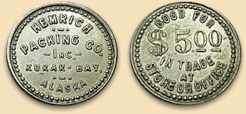 Hemrich Packing $5 trade token