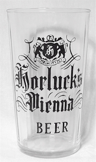 Horluck's Vienna Beer glass - image