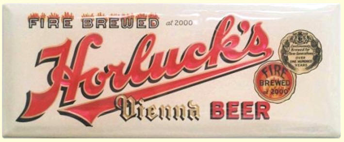 Horluck's Vienna Beer Prismatic sign - image 