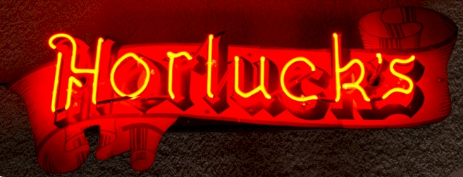 Horluck's Beer neon sign Horluck's Beer neon sign - image