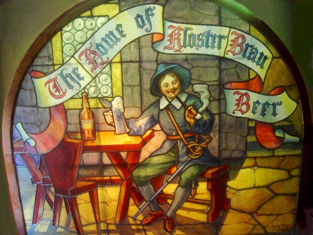 Kloster Brau stained glass window, c.1915 - image