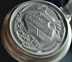 Pewter lid for Lemp beer stein by Pauson of Munich