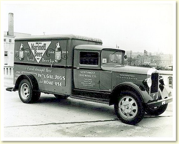 Marinoff Beer truck, c.1934 - photo