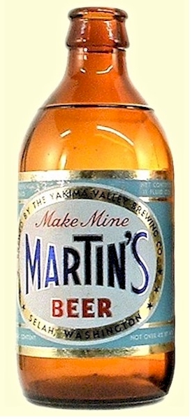 Martin's stubby beer bottle