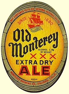 Old Monterey Ale label ca.1938