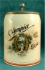 Olympia lidded beer stein ca.1903