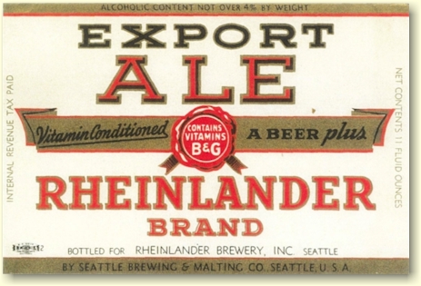 Rheinlander Ale vitamins B&G