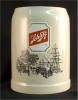 Schlitz stoneware stein by Gerz