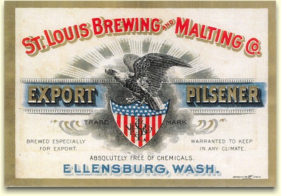 St.Louis B&MCo Export Pilsener label