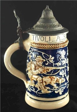Tivoli Select Lager beer stein - Hunter