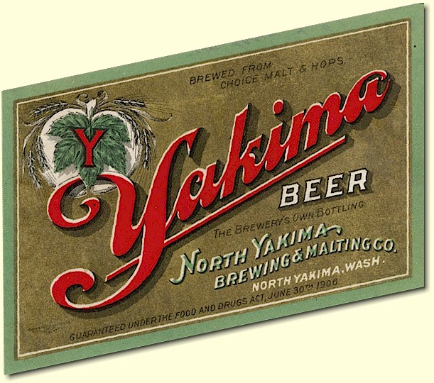 Yakima Beer label - header