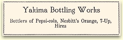 Yakima Bottling works contracts for 1941