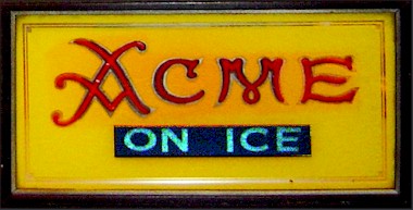 Acme lighted sign