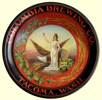 Columbia Brg. Co. black tray