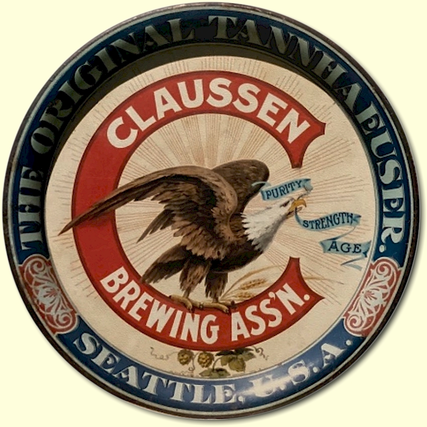 First Claussen Brg. Assn. beer tray